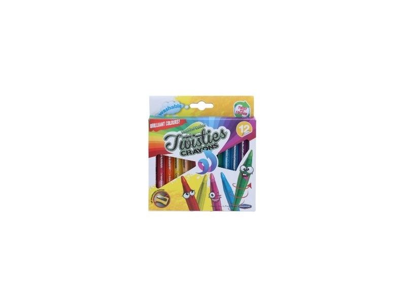 World of Colour Pkt.24 Mini Twisties Crayons