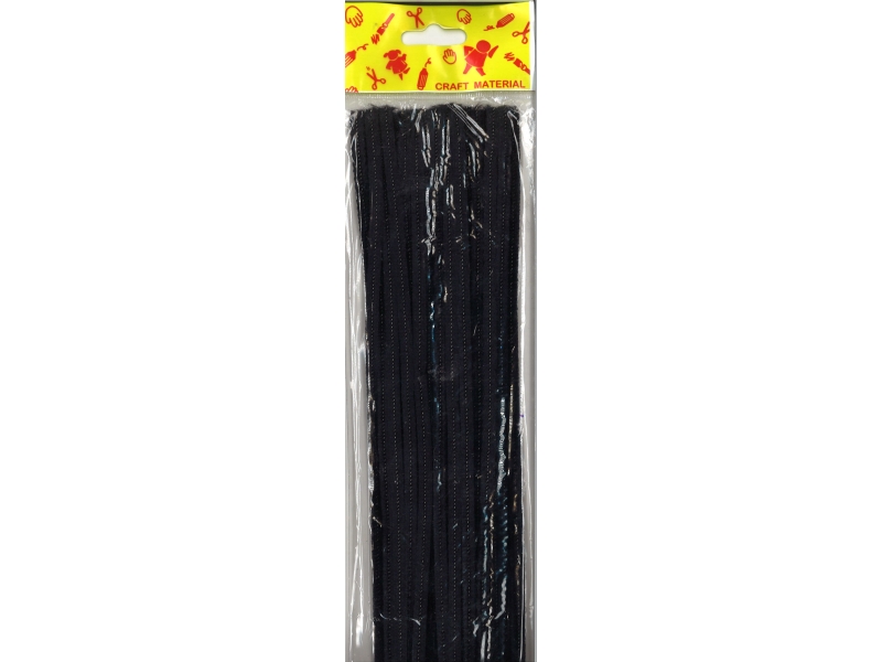 Pipe Cleaners 30cm 25's - Black