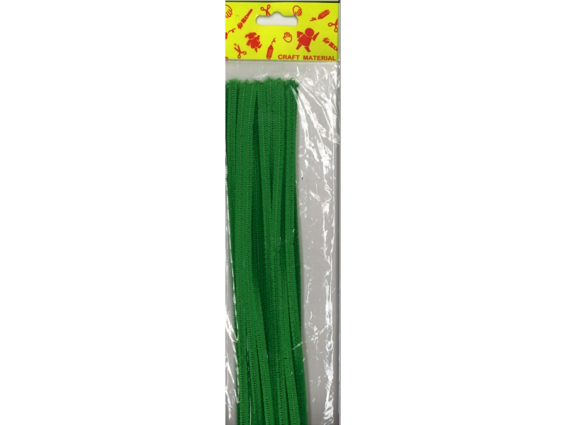 Pipe Cleaners 30cm 25's - Green