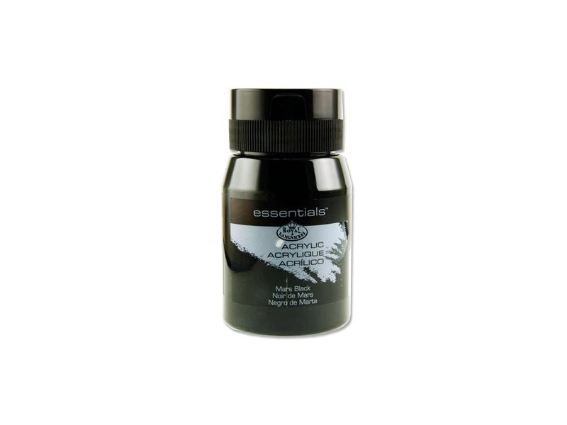 Royal & Langnickel * Essentials 500ml Acrylic Pot - Mars Black