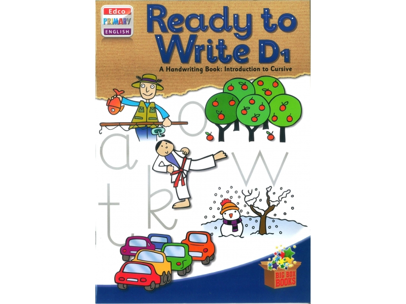 Ready To Write D1 - A Handwriting Book: Introduction To Cursive - Big Box Adventures - Second Class
