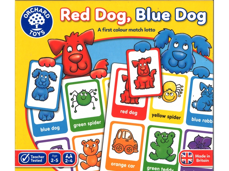 Red dog, blue dog