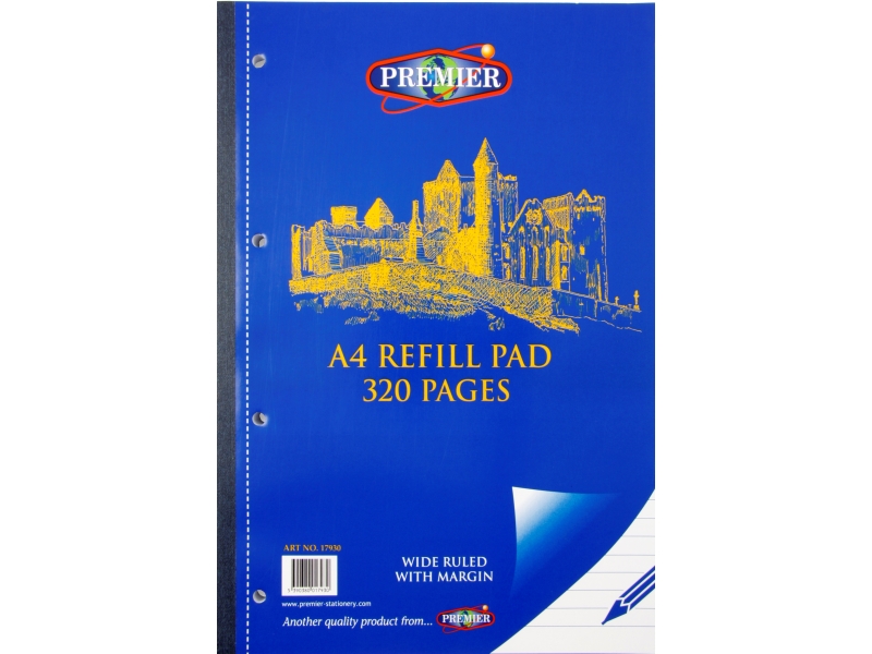 Refill Pad 320 Page A4 Side Bound