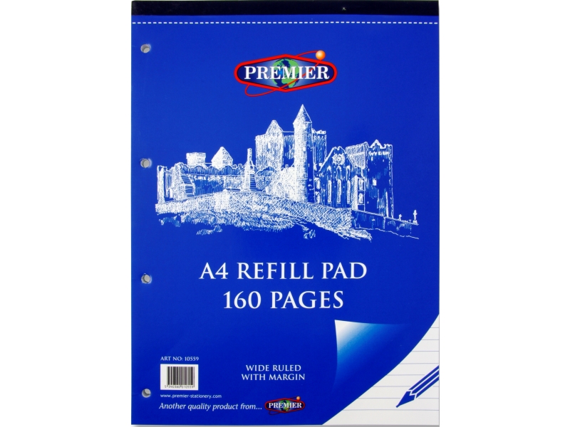 Refill Pad 160 Page A4 Top Bound