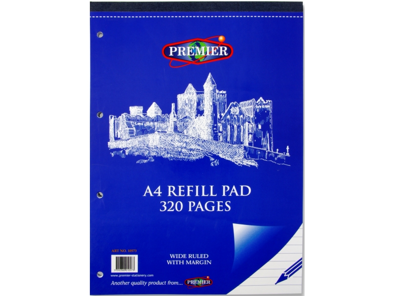 Refill Pad 320 Page A4 Top Bound