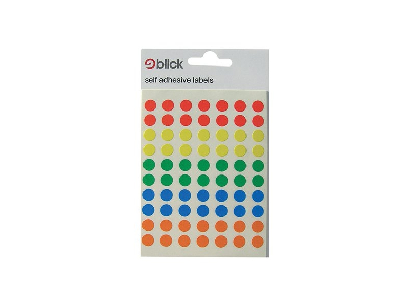 Blick Coloured Labels- self adhesive labels
