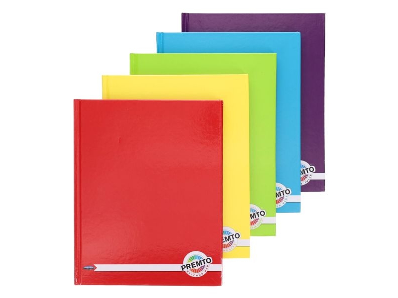 Premto Hardcover Notebook 9x7" (Colours Vary)
