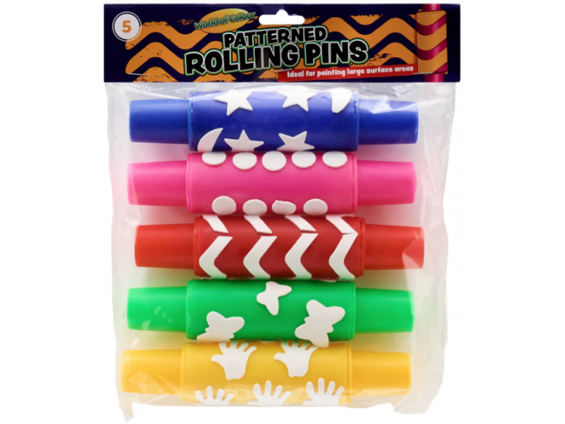 World of Colour Patterned Rolling Pins