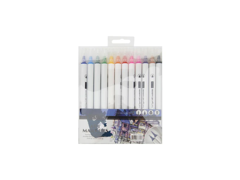 Icon Dual-Tipped Artistic Brush Markers