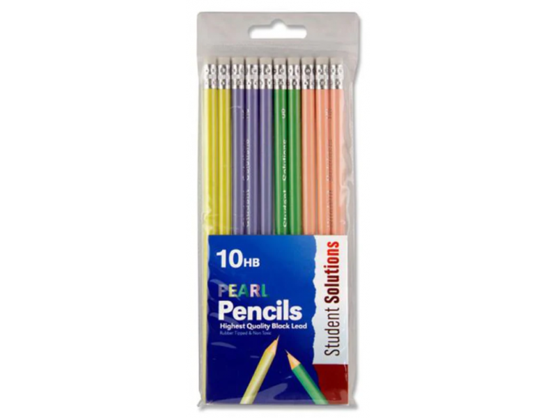 Student Solutions HB Pearl Pencils - Pkt. 10