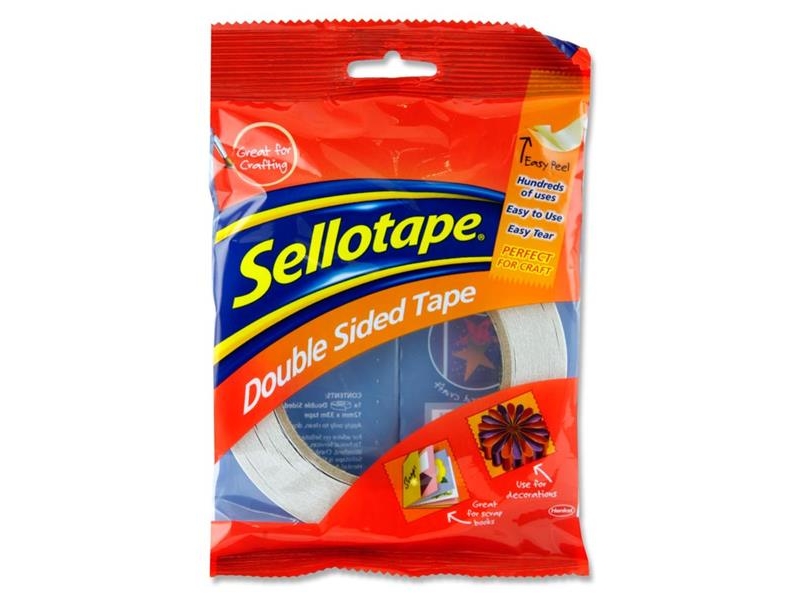 Sellotape Double sided tape 12mmx33m