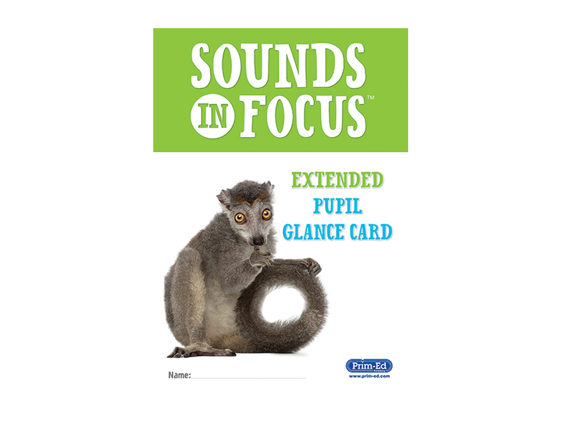 Sounds In Focus Extended Glance Card Prim Ed