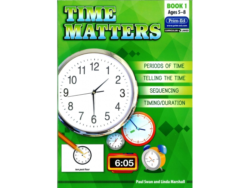 Time Matters Book 1 - Ages 5-8 Years