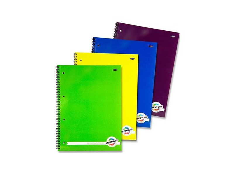 Premtone 160pg A4 Notebook (Colour Varies)
