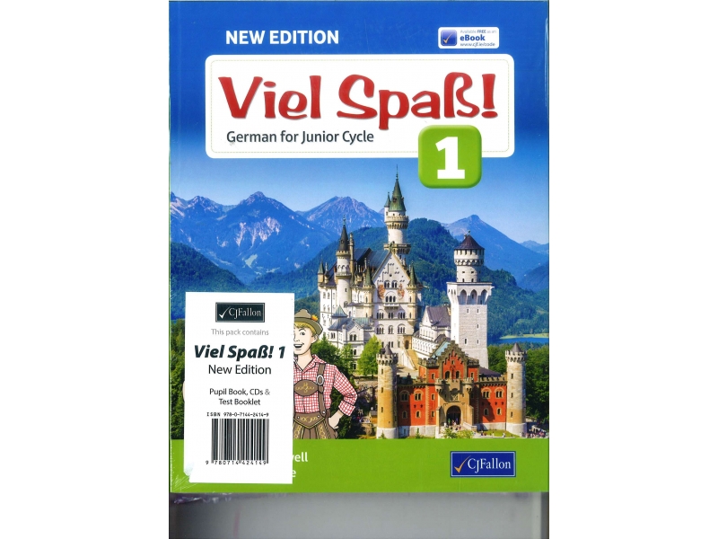 Viel Spas 1 Pack - Textbook & Text Booklet - 2nd Edition - Junior Cycle German - Includes Free eBook