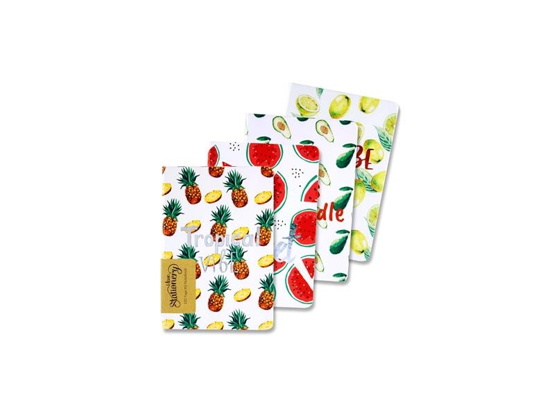 I Love Stationery A5 192pg Journal - Fruits ( patterns vary)
