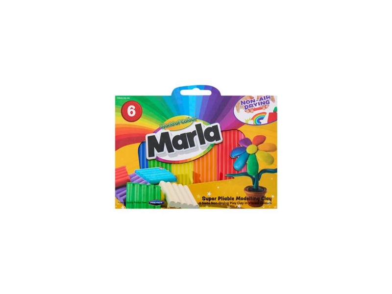 World of Colour Pkt.6x100g Marla Playclay