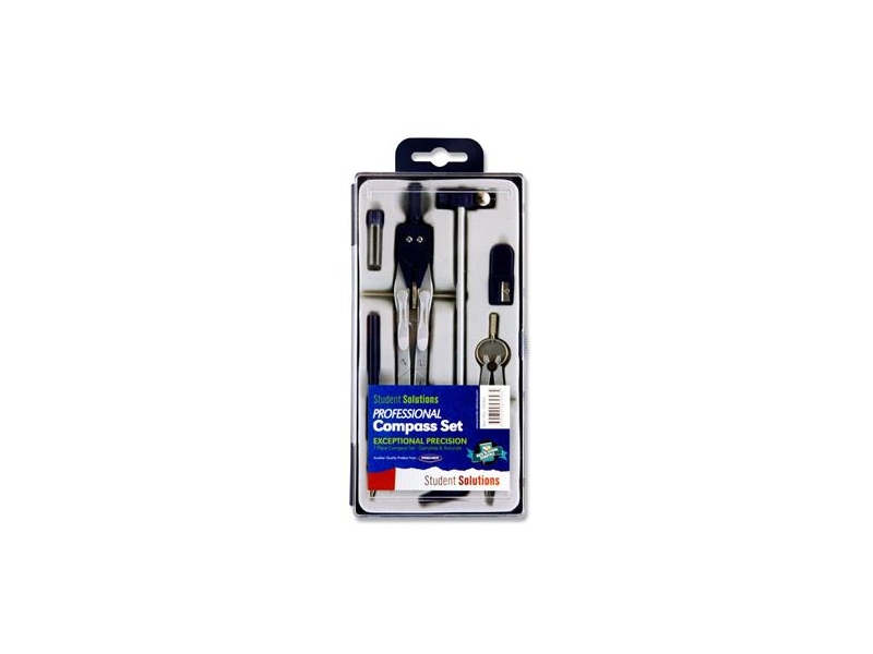 Student Solutions 7pce Professional Compass Set