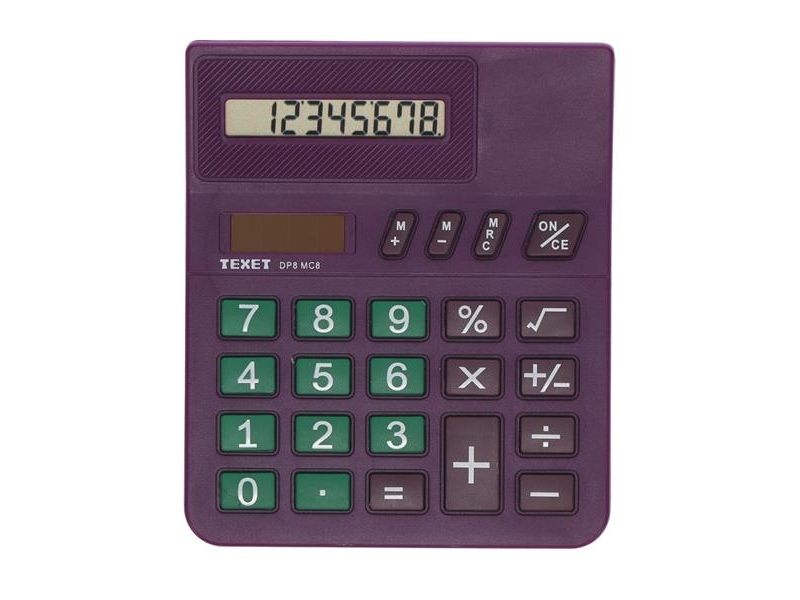  Texet Dual Powered Pocket Calculator