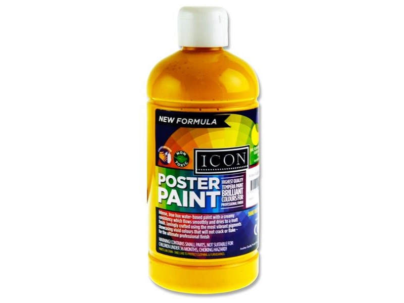 Poster Paint Warm Yellow 500ml