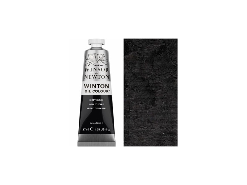 Winton Oil Colour 37ml - Ivory Black