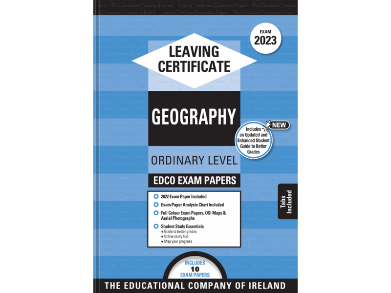 Edco Exam Papers - Leaving Certificate - Geography - Ordinary Level - 2024