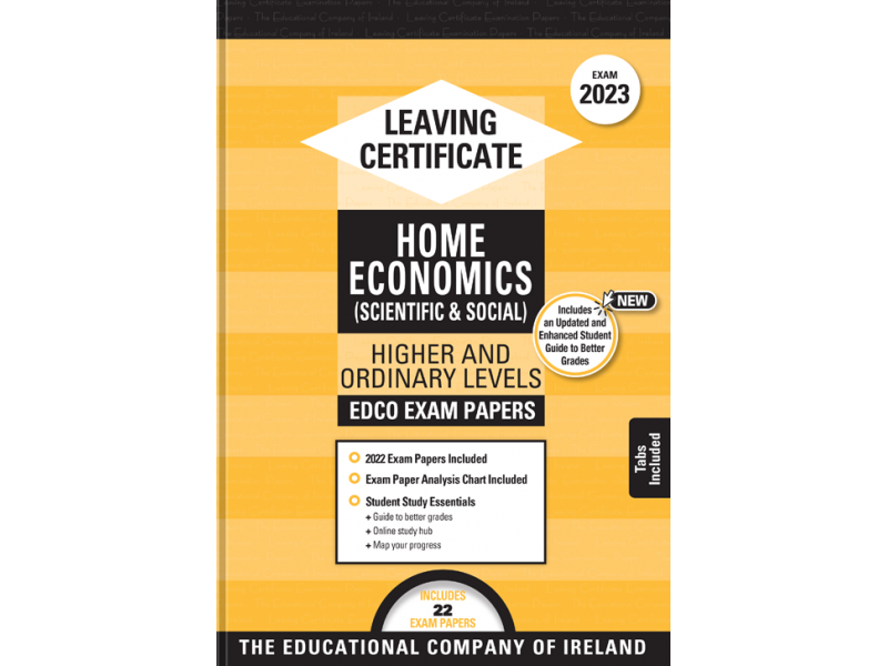 Edco Exam Papers - Leaving Certificate - Home Economics - Higher & Ordinary Levels - 2024