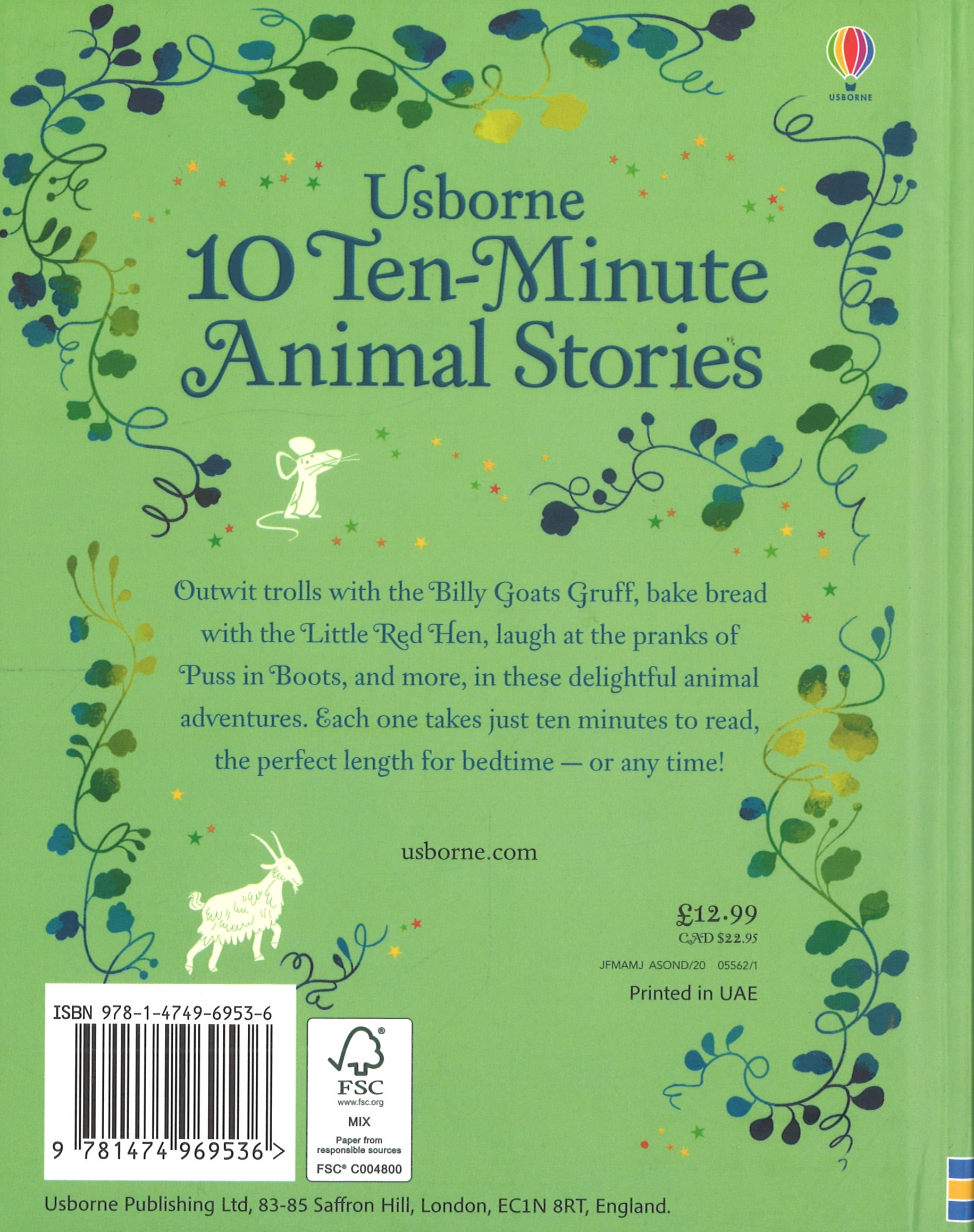 Usborne - 10 Minute Animal Stories School Books Primary School Book Store  School Books Secondary School Books Ireland